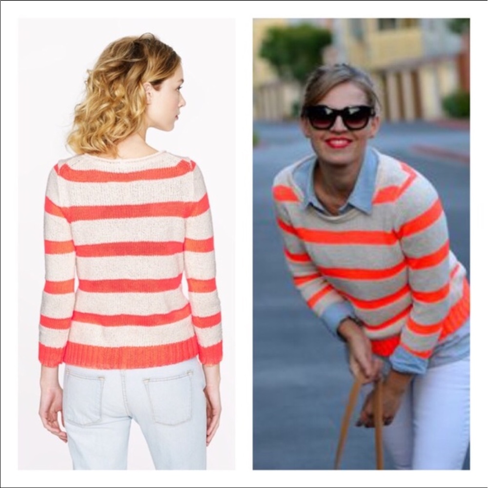 J.Crew Neon  Sweater